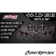 ¤ ✷ ∇ Honda Click i125/150 Decals Set (Venom)