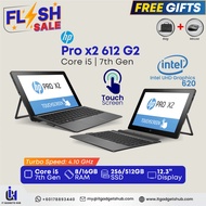 HP Pro x2 612 G2 2in1 Laptop | Intel Core i5 i7-7th Gen 12.5" Touch Display | 8GB Ram 256GB-512GB SS