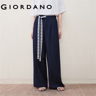 GIORDANO WOMEN Women Elastic Waist Casual Pants 18416706