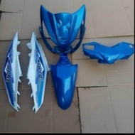 sepaket Full alus Honda beat fi 2013-2014 warna biru putih