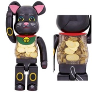 巜 MEDICOM TOY BE@RBRICK 黑色 招財貓 小判 金幣 1000% 》