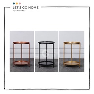 Nordic INS Style Metal Side Table | Fold-able Side Table | INS Style Coffee Table