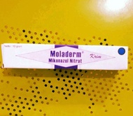 Moladerm® Krim 10g (Salep Gatal Kulit, Jamur, Panu, Selangkangan, Leher/Badan)