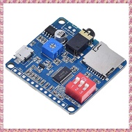 (ERNG) DY-SV5W Voice Playback Module for MP3 Music Player Voice Playback Amplifier 5W SD/TF Card Integrated UART I/O Trigger