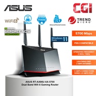 Asus AX5700 RT-AX86U WiFi 6 AX Aimesh PS5 Compatible 2.5G Port Mobile Game Mode AiProtection Pro Gam