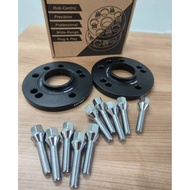 Peugeot/Citroen 4x108 / 5x108 Hub Centric Wheel Spacers with Heavy Duty Bolts (2 Pieces)