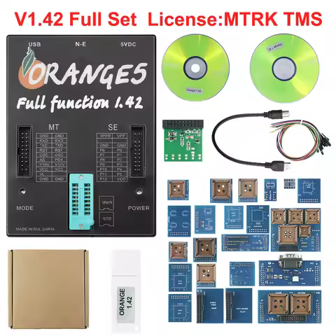 V1.42 Full License Orange5 Lowest Price Programmer OEM orange5 With Full Adapter orange5 programmer 