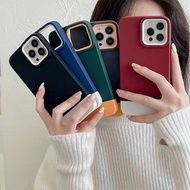 CASE FASHION SPLICING PRO CAMERA 3 IN 1 CASE iphone 14 14 MAX / 14 PLUS 14 PRO 14 Pro Max CASE SPLIC