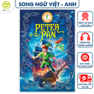 Sách song ngữ kinh điển Peter Pan -Truyện song ngữ thiếu nhi tặng file nghe & note từ vựng - HG Bo