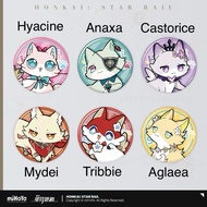 Badge mini tiny cat Q Sunday/Mydei/Anaxa/Tribbie/Castorice/Hyacine/Aglaea official Honkai Star Rail