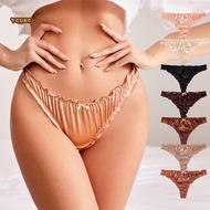 Silk Satin Thong Gstring Knickers Sexy Lingerie Underwear Panties for Women S~XL