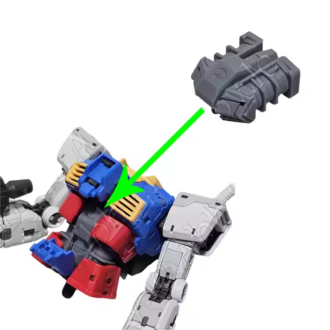 for RG 1/144 RX-78-2 ver. 2.0 Resin Printed FF-X7 Core Fighter Replacer Replacement Part RX-78 Real 