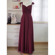 Red Long Dress AZAZIE Brand Size s-m