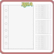 ✿BJA✿ Card Protector Sleeves, A7  A7 Binder Pages, 6-Ring Binder Refill