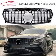 W117 Front Bumper GT Grills For Mercedes CLA Class C117 X117 CLA180 CLA200 CLA250 CLA45 AMG Grill 20