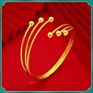 Emas 916 Original Gelang Tangan Perempuan Emas Bangkok COP 916 Bangle for Women Korean Style