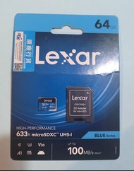 (包平郵) 全新 Lexar 64GB SD卡 記憶卡 連讀卡器