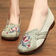 Old Beijing Cloth Shoes Female Mother Shoes Soft Sole Slip-On Old Beijing Cloth Shoes Women's Shoes 