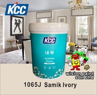 1065J SAMIK IVORY  1L / 5L /15L  KCC AURORA ( SHEEN ) - INTERIOR PAINT /   Cat Rumah Dalam