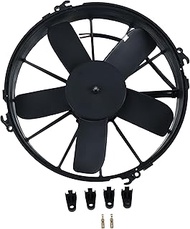 YLQASOON 12" Pusher Fan VA01-AP70/LL-36S 30102025 Compatible with SPAL 5 Straight Blades 12V with FR