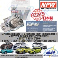 PERODUA BEZZA 1.3/MYVI(D20N)/ TOYOTA AVANZA(F653/F654)/ RUSH (F800)/ SIENTA(NSP170)/YARIS(NSP151) NP