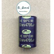 🇲🇾🔥READY STOCK🔥4700UF 63V 4700UF63V Aluminum Electrolytic Capacitor 20mm×35mm