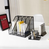 Storage Storage Rack Bookshelf Magazine Box File Box File Rack Storage Box Metal File File Desktop V