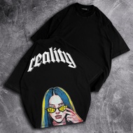 [Import Fennel] Oversize T-shirt Motif Reality