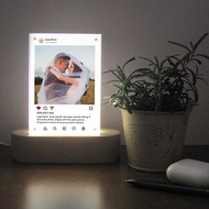 定製Instagram小夜燈 紀念日 情人節 送女友 男友 相片 文字 禮物