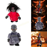 WMH Electronic Halloween Doll VoiceActivated Walking GhostDoll Haunted House Props