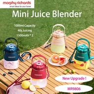 Xiaomiyoupin MORPHY RICHARDS MR9806 Portable Mini juice blender Mini Juicer Juice Maker Dual-use Water Bottle For Outdoor Sports  USB Rechargeable BPA Free 4 Colors