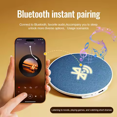 Mini Sleeping Bluetooth Speaker White Noise Sleep Aid Soundbar Wireless Music Player Support TF Card