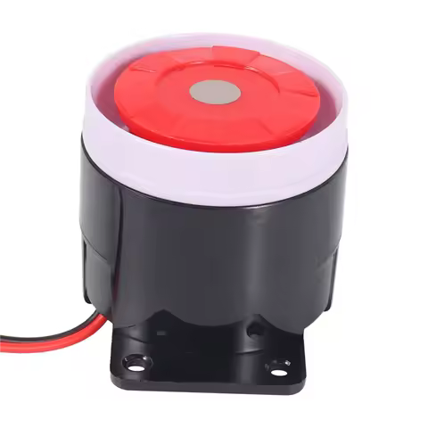 IDUD 4X Wired Mini Siren For Home Security Alarm System Horn Siren 120DB 12V