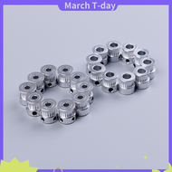 March 10pcs GT2 Timing Pulley 20ฟัน BORE 5mm 8mm สำหรับ GT2 Synchronous Belt 2GT BELT