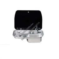 Motorhome water sink Chinese domestic good quality Caravan   RV Camper Stainless Steel Sink with 2 G