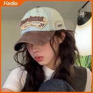 Alphabet Cowboy Baseball Cap Female American Retro Cap All-Match Sun Visor