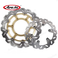 Arashi CNC Full Floating Front Rear Brake Disc Rotors For SUZUKI DRZ SM 400 2005 - 2021 DRZ400SM 200