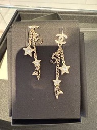 Chanel 25B Stars Earrings 香奈兒 彗星 流星 星星垂吊 垂遂 長耳環 No. 5 閃石 Coco Crush Diamond Dangling 鑽石耳環