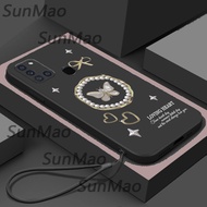 For เคสโทรศัพท์ Samsung A21S ซิลิโคนอ่อนนุ่มออกแบบหนังกระต่ายแฟชั่น