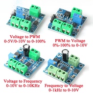 2-5pcs PWM Frequency to Voltage Converter Board Module 0-1KHz to 0-10V 0-10V to 0-10KHz Voltage to P