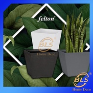 Diamater 45cm Felton Square Flower Pot 2494 Garden Deco / Pasu Bunga Berkebun Bonsai