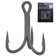 DFYUJU 10PCS 420 Stainless Steel 3CR13 Classic Fishing Treble Hooks High Pulling Force Size ＃0/1,＃1/