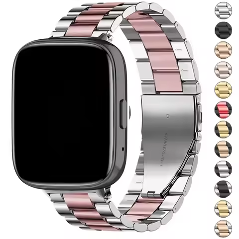 Stainless Steel Band For Redmi Watch 3 Active Strap Smart Watch Metal Bracelet Belt For Xiaomi Redmi