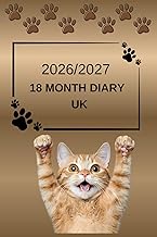 2026/2027 18 Month Diary UK: Cat Designed 18-Month Agenda – Plan, Track, and Reflect for a Successfu