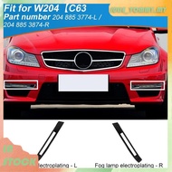 [99MY]For   C63  W204 2012-2014 Front Fog Light Trim Bumper Running Lamp Cover Grille 2048853174 204