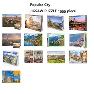 [ 1000 Pcs Jigsaw Puzzle 73.5 x 51cm ] Popular City and Place 2 ( Cappadocia Colosseum Quebec Paris 