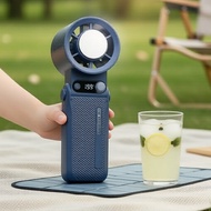 Quiet 30H Portable Fan - F5PRO 8000mAh USB Rechargeable, 199 Speeds, Foldable Handheld Cooling Kipas