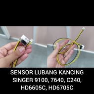 MESIN SINGER 9100, 7640, C240, HD6605C, HD6705C SEWING MACHINE BUTTONHOLE SENSOR, HD6705C