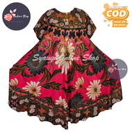 Daster Payung Wanita Jumbo XXL LD 120 Motif Batik Matahari Pola Terbaru / Baju Tidur Santai Wanita /