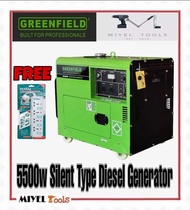 Greenfield Silent Type Diesel 5500w Generator